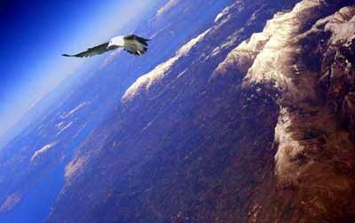 Likewise Charles-Roland Gull flew the Great Mountain Wind to twenty-four thousand feet